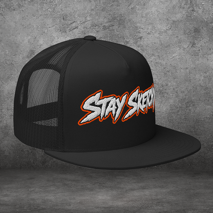 Stay Sketchy Trucker • Flat Bill