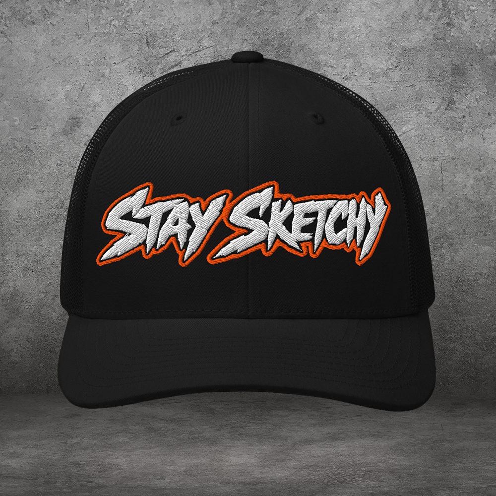 Stay Sketchy Trucker • Curved Bill